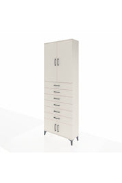 Arges Dolap 3 Raflı 6 Çekmeceli 4 Kapaklı 88x30x243 - S33M227V1A