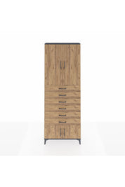 Arges Dolap 3 Raflı 6 Çekmeceli 4 Kapaklı 88x30x243 - S33M227V6A