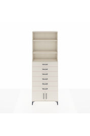 Arges Dolap 3 Raflı 6 Çekmeceli 2 Kapaklı 88x30x243 - S33M228V1A