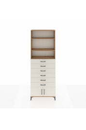Arges Dolap 3 Raflı 6 Çekmeceli 2 Kapaklı 88x30x243 - S33M228V7A