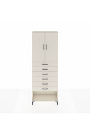 Arges Dolap 3 Raflı 6 Çekmeceli 2 Kapaklı 88x30x243 - S33M229V1A