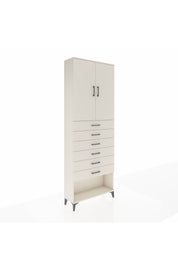 Arges Dolap 3 Raflı 6 Çekmeceli 2 Kapaklı 88x30x243 - S33M229V1A