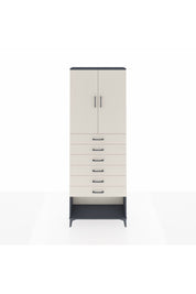 Arges Dolap 3 Raflı 6 Çekmeceli 2 Kapaklı 88x30x243 - S33M229V4A