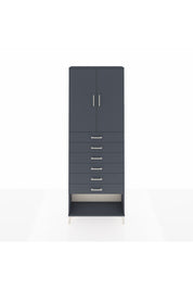 Arges Dolap 3 Raflı 6 Çekmeceli 2 Kapaklı 88x30x243 - S33M229V5A