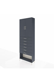 Arges Dolap 3 Raflı 6 Çekmeceli 2 Kapaklı 88x30x243 - S33M229V5A