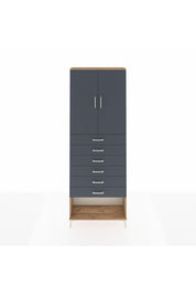 Arges Dolap 3 Raflı 6 Çekmeceli 2 Kapaklı 88x30x243 - S33M229V8A