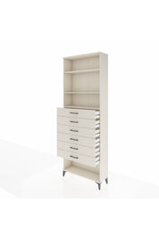 Arges Dolap 3 Raflı 6 Çekmeceli 88x30x243 - S33M230V1A