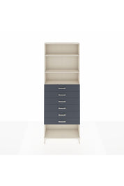 Arges Dolap 3 Raflı 6 Çekmeceli 88x30x243 - S33M230V2A