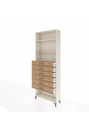 Arges Dolap 3 Raflı 6 Çekmeceli 88x30x243 - S33M230V3A