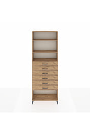 Arges Dolap 3 Raflı 6 Çekmeceli 88x30x243 - S33M230V9A