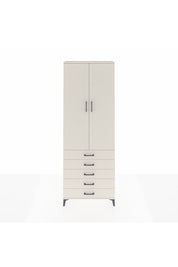 Arges Dolap 4 Raflı 5 Çekmeceli 2 Kapaklı 88x30x243 - S33M231V1A
