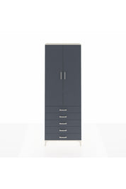 Arges Dolap 4 Raflı 5 Çekmeceli 2 Kapaklı 88x30x243 - S33M231V2A