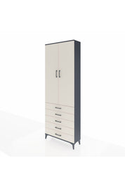 Arges Dolap 4 Raflı 5 Çekmeceli 2 Kapaklı 88x30x243 - S33M231V4A