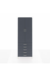 Arges Dolap 4 Raflı 5 Çekmeceli 2 Kapaklı 88x30x243 - S33M231V5A