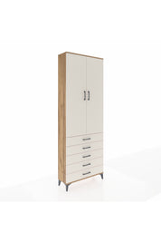 Arges Dolap 4 Raflı 5 Çekmeceli 2 Kapaklı 88x30x243 - S33M231V7A