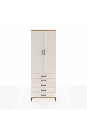 Arges Dolap 4 Raflı 5 Çekmeceli 2 Kapaklı 88x30x243 - S33M231V7A