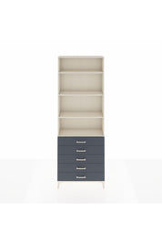 Arges Dolap 4 Raflı 5 Çekmeceli 88x30x243 - S33M232V2A