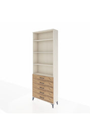Arges Dolap 4 Raflı 5 Çekmeceli 88x30x243 - S33M232V3A