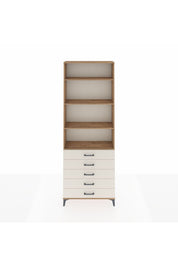 Arges Dolap 4 Raflı 5 Çekmeceli 88x30x243 - S33M232V7A