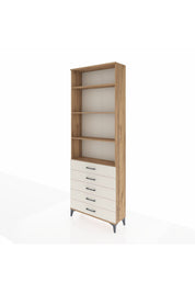 Arges Dolap 4 Raflı 5 Çekmeceli 88x30x243 - S33M232V7A