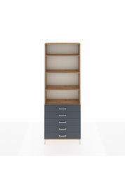 Arges Dolap 4 Raflı 5 Çekmeceli 88x30x243 - S33M232V8A