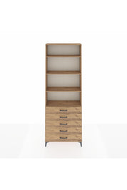 Arges Dolap 4 Raflı 5 Çekmeceli 88x30x243 - S33M232V9A
