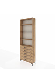 Arges Dolap 4 Raflı 5 Çekmeceli 88x30x243 - S33M232V9A