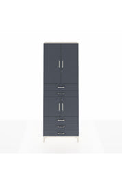 Arges Dolap 4 Raflı 5 Çekmeceli 4 Kapaklı 88x30x243 - S33M233V2A