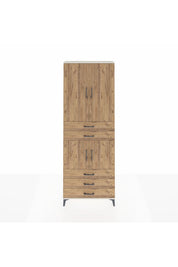 Arges Dolap 4 Raflı 5 Çekmeceli 4 Kapaklı 88x30x243 - S33M233V3A