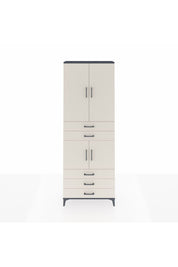 Arges Dolap 4 Raflı 5 Çekmeceli 4 Kapaklı 88x30x243 - S33M233V4A