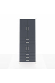 Arges Dolap 4 Raflı 5 Çekmeceli 4 Kapaklı 88x30x243 - S33M233V5A