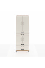 Arges Dolap 4 Raflı 5 Çekmeceli 4 Kapaklı 88x30x243 - S33M233V7A