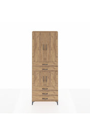 Arges Dolap 4 Raflı 5 Çekmeceli 4 Kapaklı 88x30x243 - S33M233V9A