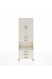 Arges Dolap 4 Raflı 5 Çekmeceli 2 Kapaklı 88x30x243 - S33M235V1A