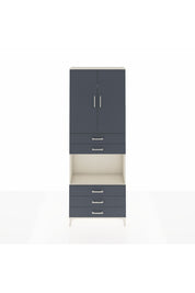 Arges Dolap 4 Raflı 5 Çekmeceli 2 Kapaklı 88x30x243 - S33M235V2A