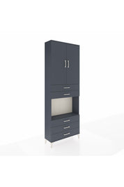 Arges Dolap 4 Raflı 5 Çekmeceli 2 Kapaklı 88x30x243 - S33M235V5A