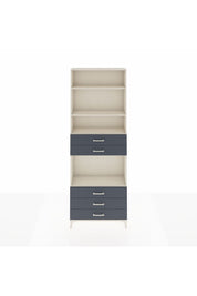 Arges Dolap 4 Raflı 5 Çekmeceli 88x30x243 - S33M236V2A