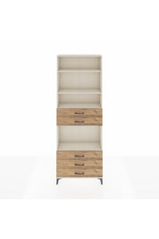 Arges Dolap 4 Raflı 5 Çekmeceli 88x30x243 - S33M236V3A