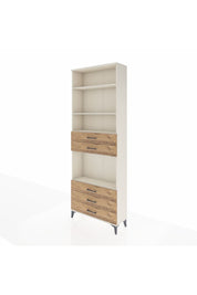 Arges Dolap 4 Raflı 5 Çekmeceli 88x30x243 - S33M236V3A