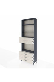Arges Dolap 4 Raflı 5 Çekmeceli 88x30x243 - S33M236V4A
