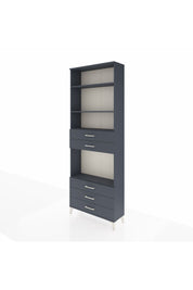 Arges Dolap 4 Raflı 5 Çekmeceli 88x30x243 - S33M236V5A