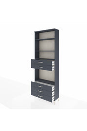 Arges Dolap 4 Raflı 5 Çekmeceli 88x30x243 - S33M236V5A