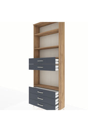 Arges Dolap 4 Raflı 5 Çekmeceli 88x30x243 - S33M236V8A