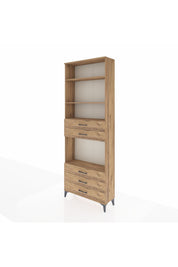 Arges Dolap 4 Raflı 5 Çekmeceli 88x30x243 - S33M236V9A