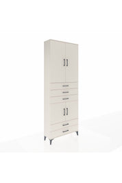 Arges Dolap 4 Raflı 5 Çekmeceli 4 Kapaklı 88x30x243 - S33M237V1A