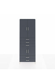 Arges Dolap 4 Raflı 5 Çekmeceli 4 Kapaklı 88x30x243 - S33M237V5A