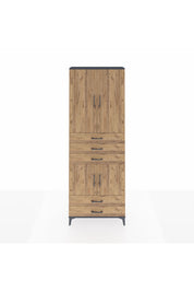 Arges Dolap 4 Raflı 5 Çekmeceli 4 Kapaklı 88x30x243 - S33M237V6A
