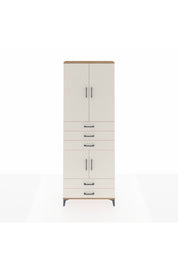 Arges Dolap 4 Raflı 5 Çekmeceli 4 Kapaklı 88x30x243 - S33M237V7A