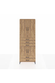 Arges Dolap 4 Raflı 5 Çekmeceli 4 Kapaklı 88x30x243 - S33M237V9A