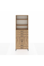 Arges Dolap 4 Raflı 5 Çekmeceli 2 Kapaklı 88x30x243 - S33M238V9A